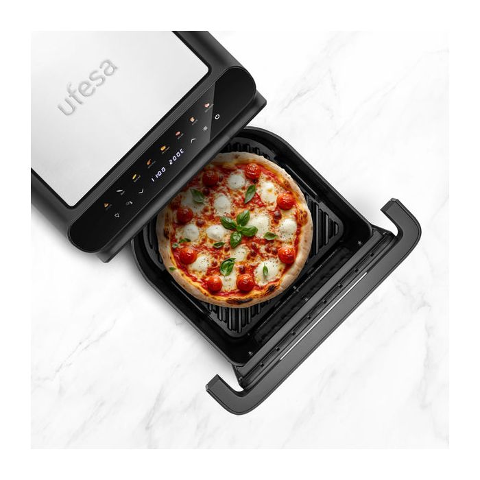 UFESA Jacana digitalna cvrtnik na vroč zrak, 10 litrov, 2000 W, Air Pulse Ultra 360 °C UFESA Jacana digitalna cvrtnik na vroč zrak, 10 litrov, 2000 W, Air Pulse Ultra 360 °C