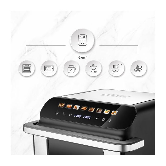 UFESA Jacana digitalna cvrtnik na vroč zrak, 10 litrov, 2000 W, Air Pulse Ultra 360 °C UFESA Jacana digitalna cvrtnik na vroč zrak, 10 litrov, 2000 W, Air Pulse Ultra 360 °C