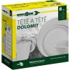 BRUNNER Komplet 8 Tête-à-Tête Dolomit bel BRUNNER Komplet 8 Tête-à-Tête Dolomit bel