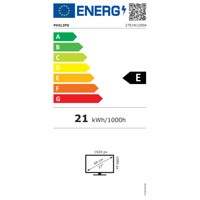 Philips 27E1N1200A 27 IPS FHD 120Hz monitor Philips 27E1N1200A 27 IPS FHD 120Hz monitor