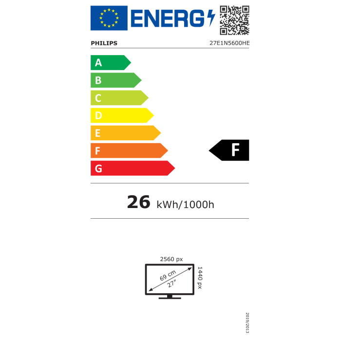 Philips 27E1N5600HE 27 IPS QHD 75 Hz monitor Philips 27E1N5600HE 27 IPS QHD 75 Hz monitor