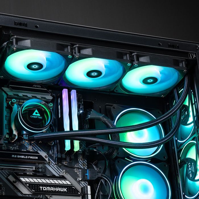 Chieftec Iceberg 360 360mm A-RGB vodno hlajenje za INTEL/AMD procesorje Chieftec Iceberg 360 360mm A-RGB vodno hlajenje za INTEL/AMD procesorje