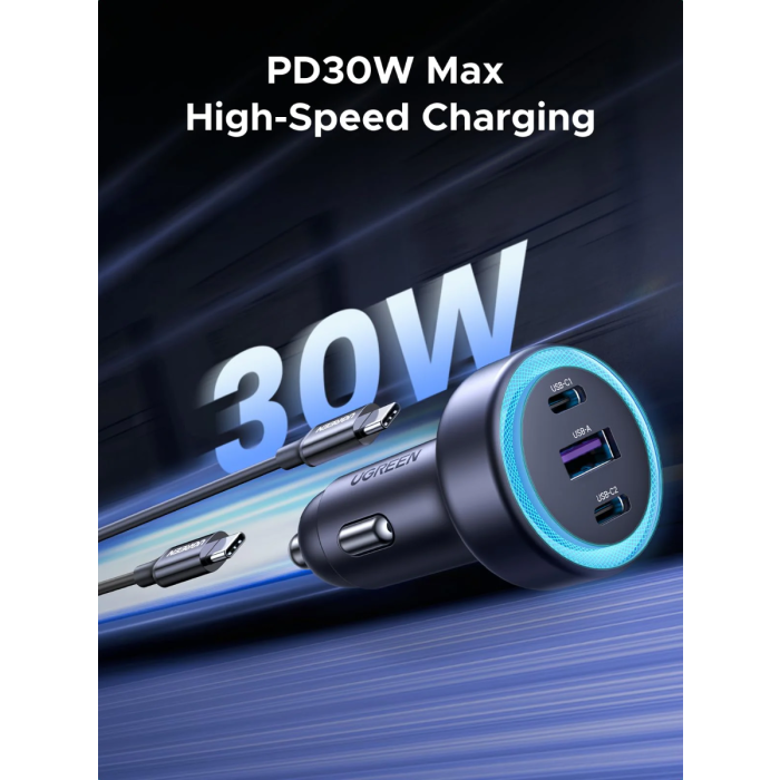 Ugreen 30W avtopolnilec Ugreen 30W avtopolnilec