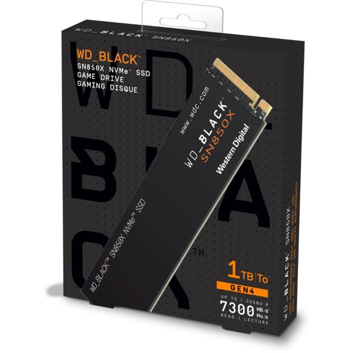WD 1TB Black SN850X M.2 2280 PCI-e 4.0 NVMe 1.4 SSD disk WD 1TB Black SN850X M.2 2280 PCI-e 4.0 NVMe 1.4 SSD disk