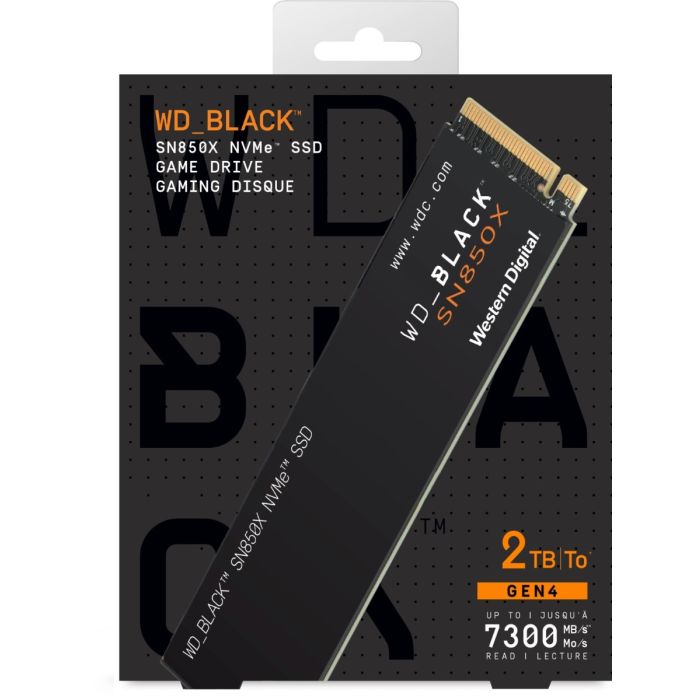WD 2TB Black SN850X M.2 2280 PCI-e 4.0 NVMe 1.4 SSD disk WD 2TB Black SN850X M.2 2280 PCI-e 4.0 NVMe 1.4 SSD disk
