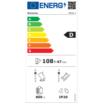 Blackview MEGA 2 12'' 12+256GB LTE, komplet miška+tipk., modra