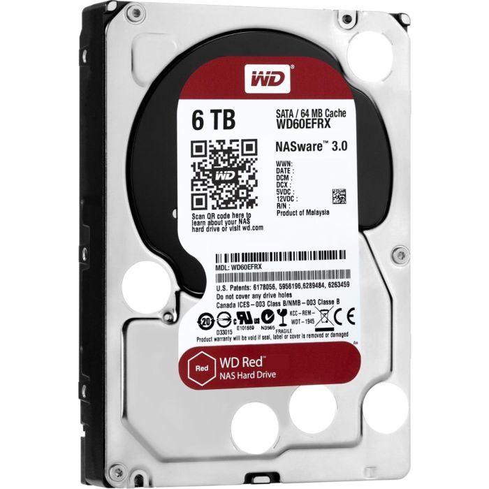 WD 6TB Red 3,5 SATA 6Gb/s 5400rpm 256MB HDD disk WD 6TB Red 3,5 SATA 6Gb/s 5400rpm 256MB HDD disk