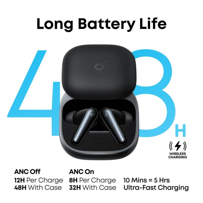 Anker Soundcore Liberty 5 brezžične slušalke, črne Anker Soundcore Liberty 5 brezžične slušalke, črne