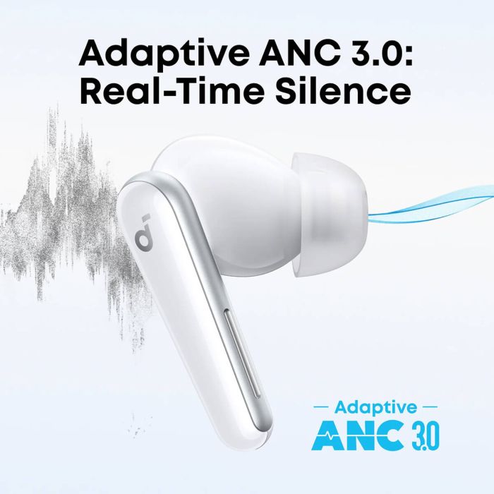 Anker Soundcore Liberty 5 brezžične slušalke, bele Anker Soundcore Liberty 5 brezžične slušalke, bele