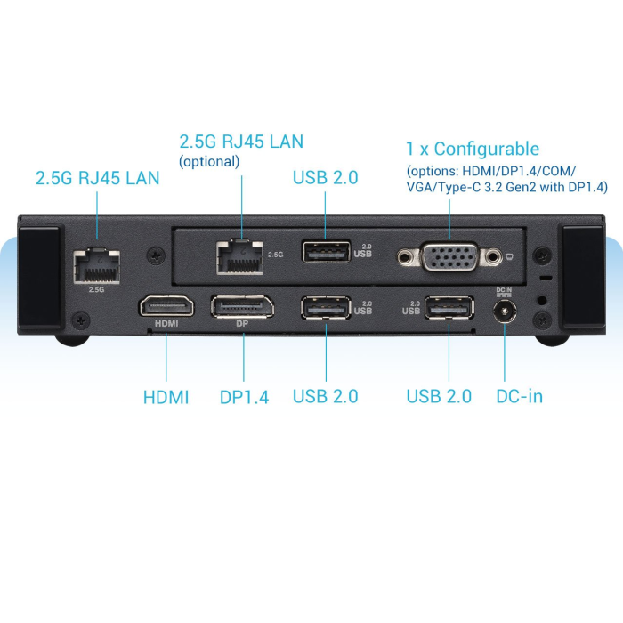 ASUS NUC Mini-PC Intel N100 / DDR4 / USB 3.2 Gen1 / NVMe PCIe 3.0 / Wi-Fi 6E / pasivno hlajenje ASUS NUC Mini-PC Intel N100 / DDR4 / USB 3.2 Gen1 / NVMe PCIe 3.0 / Wi-Fi 6E / pasivno hlajenje