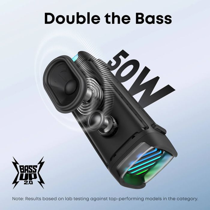 Anker Soundcore Boom 3i prenosni Bluetooth zvočnik, črn Anker Soundcore Boom 3i prenosni Bluetooth zvočnik, črn
