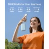 Anker Zolo Powerbank 10000 mAh, 30W z vgrajenima kabloma USB-C + Lightning, bel Anker Zolo Powerbank 10000 mAh, 30W z vgrajenima kabloma USB-C + Lightning, bel