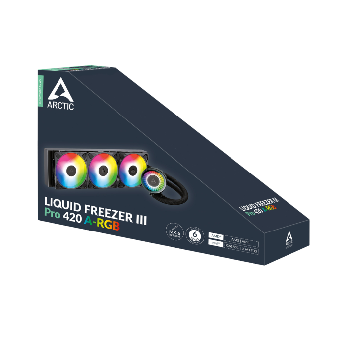 ARCTIC LIQUID FREEZER III PRO 420mm A-RGB vodno hlajenje za INTEL/AMD procesorje (črn) ARCTIC LIQUID FREEZER III PRO 420mm A-RGB vodno hlajenje za INTEL/AMD procesorje (črn)