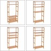 SONGMICS Bamboo naravni regal 60 x 26 x 130 cm, BCB35Y SONGMICS Bamboo naravni regal 60 x 26 x 130 cm, BCB35Y