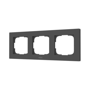 AQARA okvir za stikala H2, trojni, sivi AQARA okvir za stikala H2, trojni, sivi