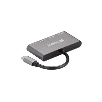 Sandberg USB-C to 3x USB 3.0 + PD Hub Sandberg USB-C to 3x USB 3.0 + PD Hub