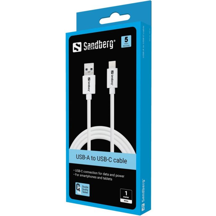Sandberg USB-C 3.1/USB-A 3.0 PD 60W 1m Sandberg USB-C 3.1/USB-A 3.0 PD 60W 1m