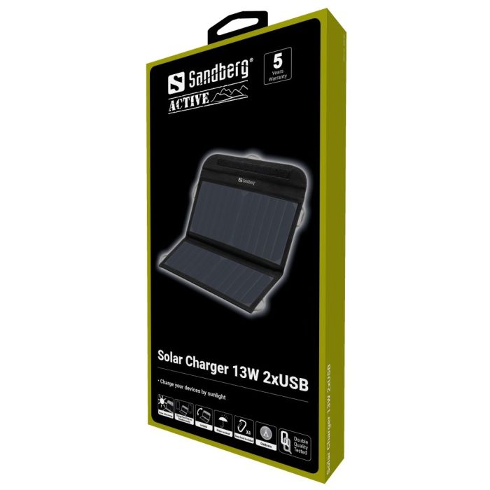 Sandberg solarni polnilnik 13W 2 x USB Sandberg solarni polnilnik 13W 2 x USB