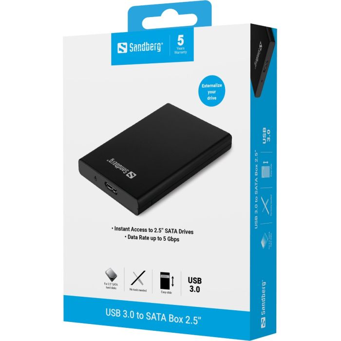 Sandberg USB 3.0 to SATA Box 2.5 Sandberg USB 3.0 to SATA Box 2.5