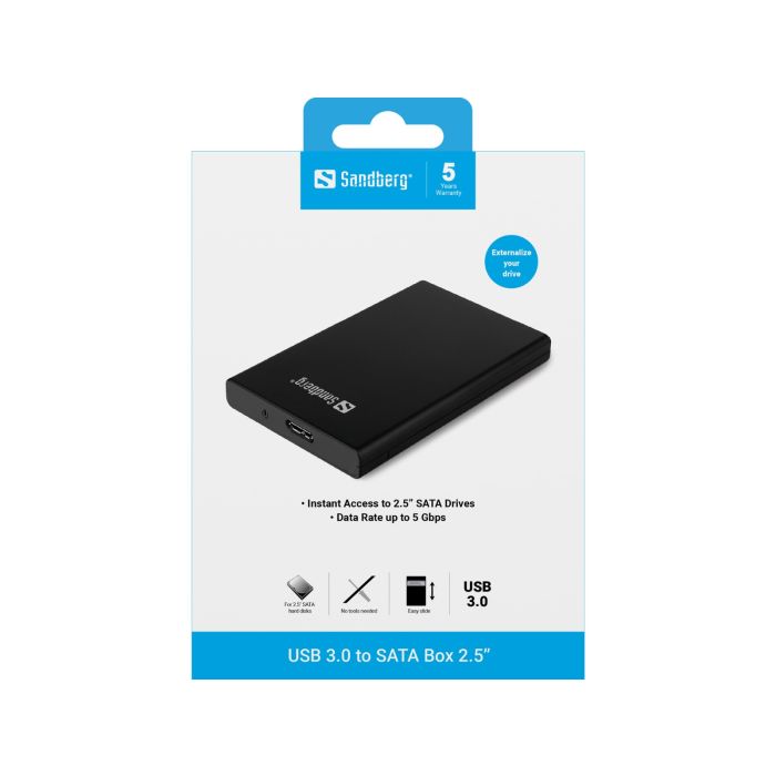 Sandberg USB 3.0 to SATA Box 2.5 Sandberg USB 3.0 to SATA Box 2.5