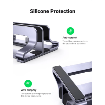 Ugreen dvojno vertikalno aluminijasto stojalo za prenosni računalnik Ugreen dvojno vertikalno aluminijasto stojalo za prenosni računalnik