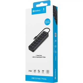 Sandberg 7-portni USB 3.0 HUB Sandberg 7-portni USB 3.0 HUB