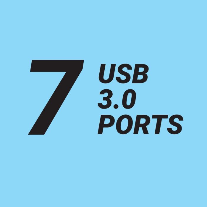 Sandberg 7-portni USB 3.0 HUB Sandberg 7-portni USB 3.0 HUB