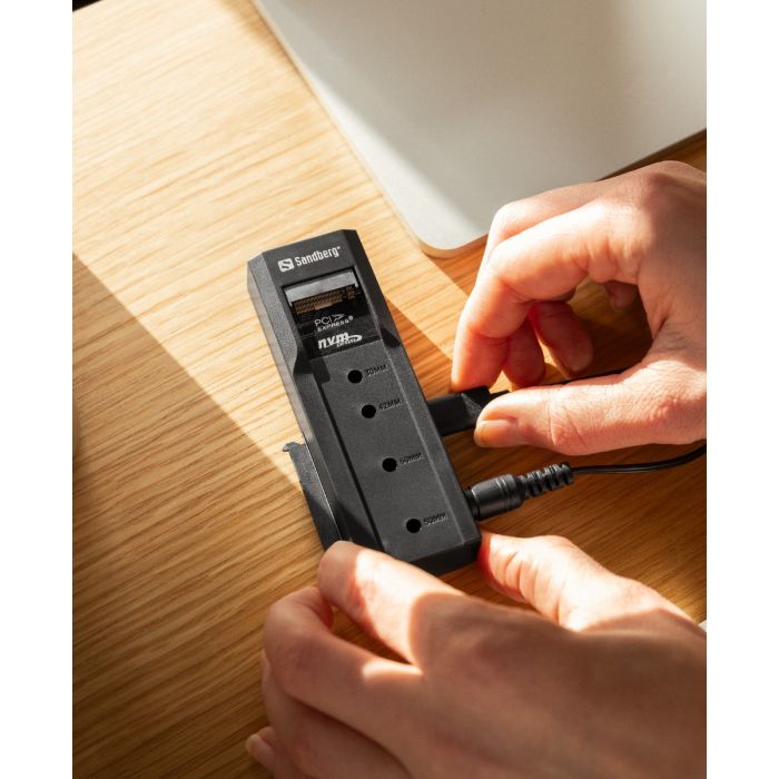 Sandberg USB 3.2 Cloner & Dock for M2 + NVMe + SATA Sandberg USB 3.2 Cloner & Dock for M2 + NVMe + SATA
