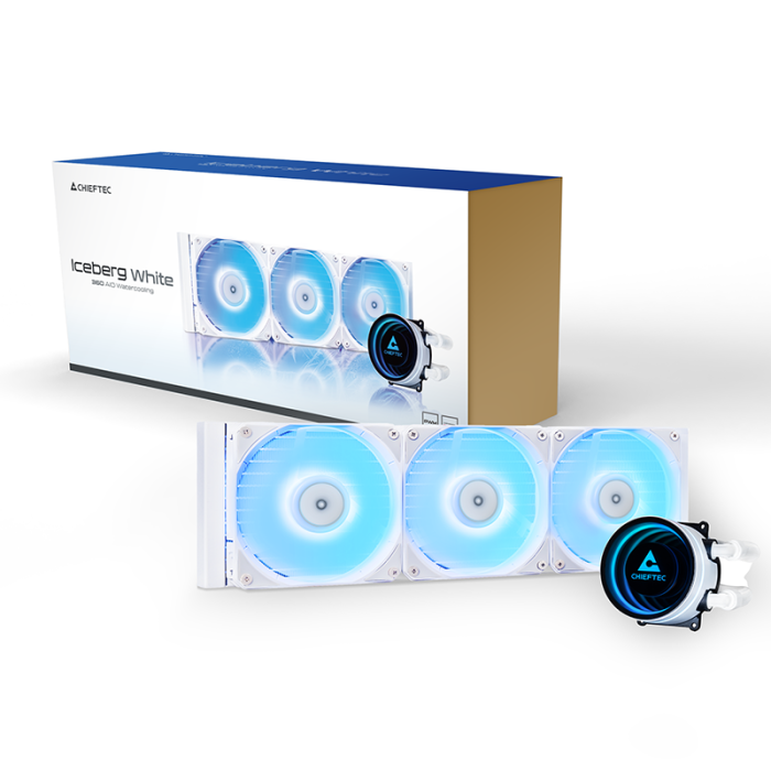 Chieftec Iceberg 360 360mm A-RGB vodno hlajenje za INTEL/AMD procesorje, bel Chieftec Iceberg 360 360mm A-RGB vodno hlajenje za INTEL/AMD procesorje, bel