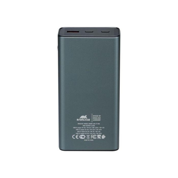 Rivacase VA1022 20000mAh QC/PD prenosna baterija Rivacase VA1022 20000mAh QC/PD prenosna baterija