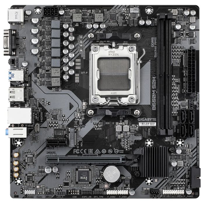 GIGABYTE B650M S2H, DDR5, SATA3, USB3.2Gen1, DP, AM5 mATX GIGABYTE B650M S2H, DDR5, SATA3, USB3.2Gen1, DP, AM5 mATX