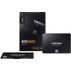 Samsung 250GB 870 EVO SSD SATA3 2.5 disk SAMSUNG Samsung 250GB 870 EVO SSD SATA3 2.5 disk