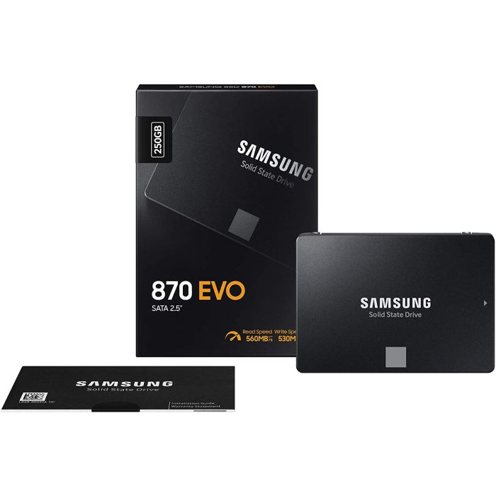 Samsung 250GB 870 EVO SSD SATA3 2.5 disk SAMSUNG Samsung 250GB 870 EVO SSD SATA3 2.5 disk