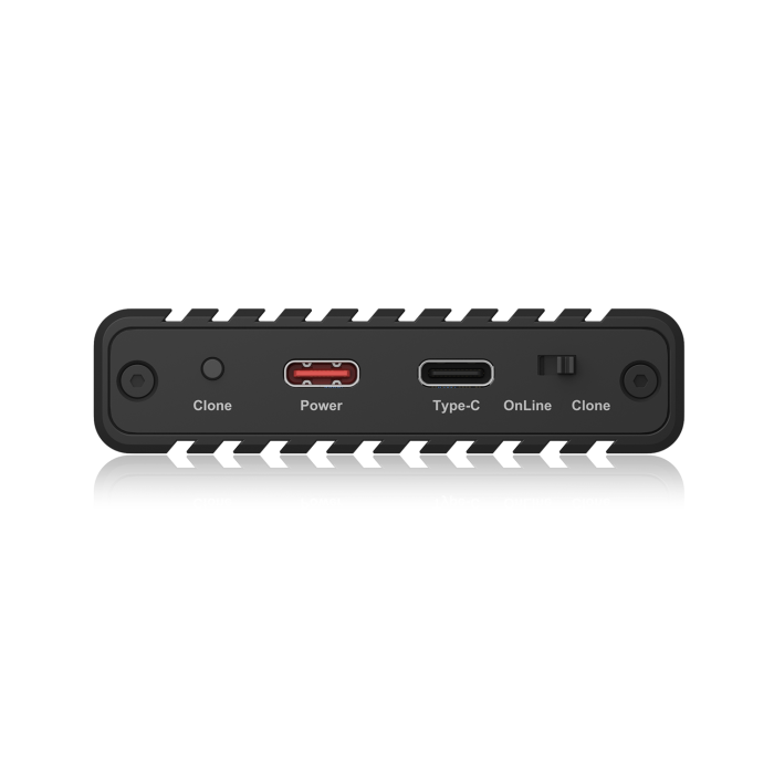 Icybox IB-2817MCL-C31 ohišje za 2 NVME SSD-ja s USB-C in USB-A priključkom ICYBOX Icybox IB-2817MCL-C31 ohišje za 2 NVME SSD-ja s USB-C in USB-A priključkom