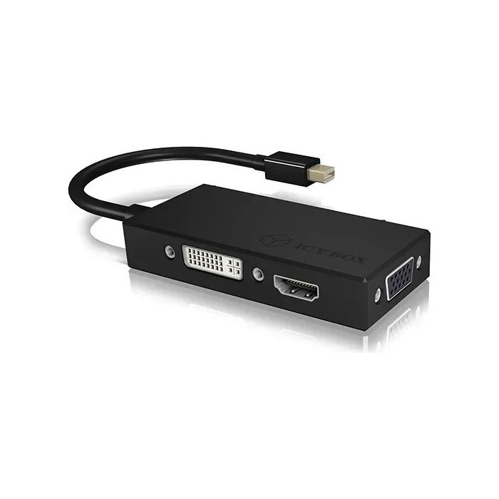 IcyBox IB-AC1032 Mini DisplayPort na DVI/HDMI/VGA pretvornik ICYBOX IcyBox IB-AC1032 Mini DisplayPort na DVI/HDMI/VGA pretvornik