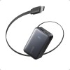 Anker Nano Power Bank 10000 mAh, 45W z vgrajenim USB-C kablom, črn