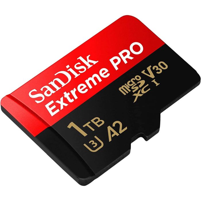 SanDisk Extreme PRO microSDXC 1TB + SD Adapter + 2 leti RescuePRO Deluxe 200MB/s branje/ 140MB/s zap SANDISK SanDisk Extreme PRO microSDXC 1TB + SD Adapter + 2 leti RescuePRO Deluxe 200MB/s branje/ 140MB/s zap
