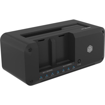 IcyBox IB-2924MSCL-C31 priklopna in klonirna postaja za M.2 NVMe SSD & 2,5/3,5 SATA SSD/HDD