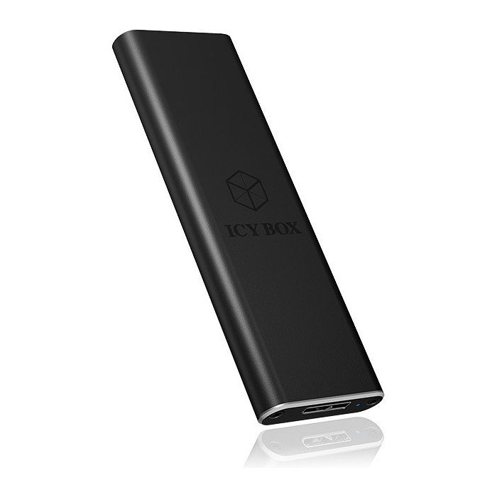 IcyBox IB-183M2 ohišje za 1x M.2 SATA SSD z vmesnikom USB 3.0 ICYBOX IcyBox IB-183M2 ohišje za 1x M.2 SATA SSD z vmesnikom USB 3.0