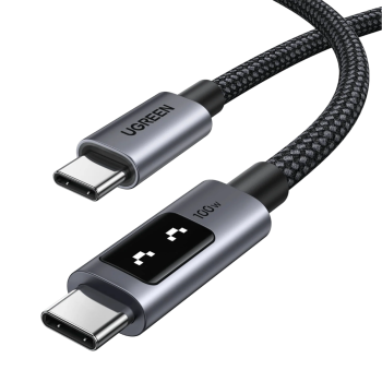 Ugreen Uno USB-C na USB-C polnilni kabel 100W, 1M