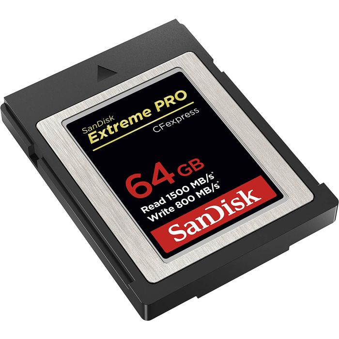 SanDisk Extreme PRO CFexpress Card Tip B, 64GB, 1500MB/s Branje, 800MB/s Zapisovanje SANDISK SanDisk Extreme PRO CFexpress Card Tip B, 64GB, 1500MB/s Branje, 800MB/s Zapisovanje