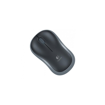 Logitech M185 Wireless mini miška, črna-siva