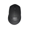 Logitech M330 Silent Plus brezžična miška, črna