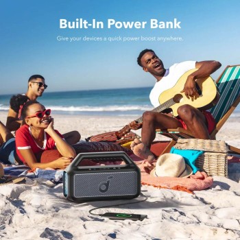 Anker Soundcore BOOM 2 prenosni Bluetooth zvočnik, črn Anker Soundcore BOOM 2 prenosni Bluetooth zvočnik, črn