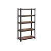 SONGMICS Regal 30 x 75 x 150 cm rjavo-črna, GLR030B01 SONGMICS SONGMICS Regal 30 x 75 x 150 cm rjavo-črna, GLR030B01