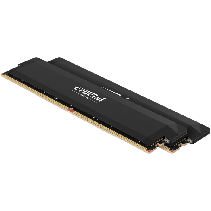 Crucial Pro 64GB Kit (2x32GB) DDR5-6400 UDIMM CL40, 1.35V CRUCIAL Crucial Pro 64GB Kit (2x32GB) DDR5-6400 UDIMM CL40, 1.35V