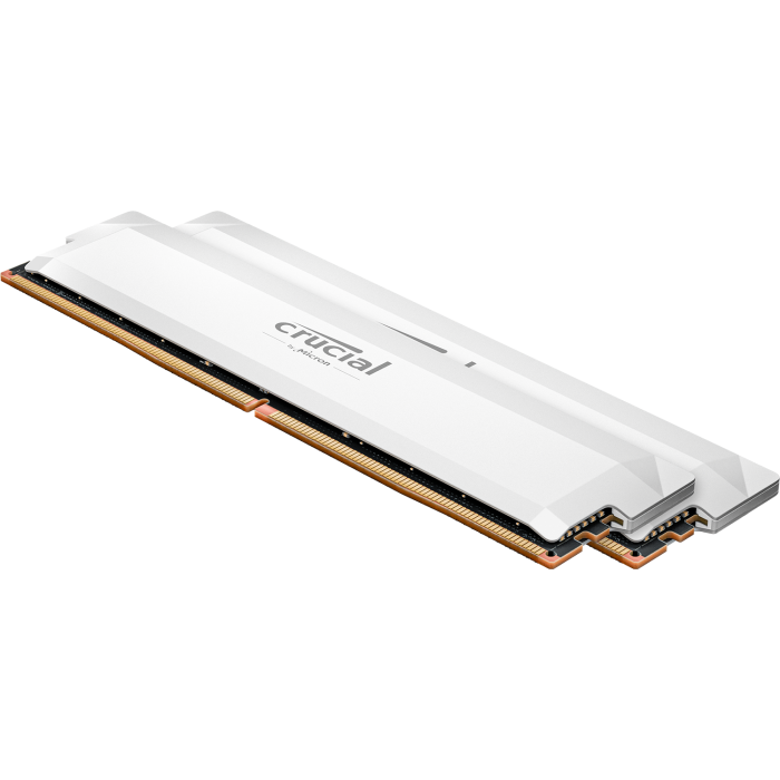 Crucial Pro 32GB Kit (2x16GB) DDR5-6400 UDIMM CL38, 1.35V CRUCIAL Crucial Pro 32GB Kit (2x16GB) DDR5-6400 UDIMM CL38, 1.35V