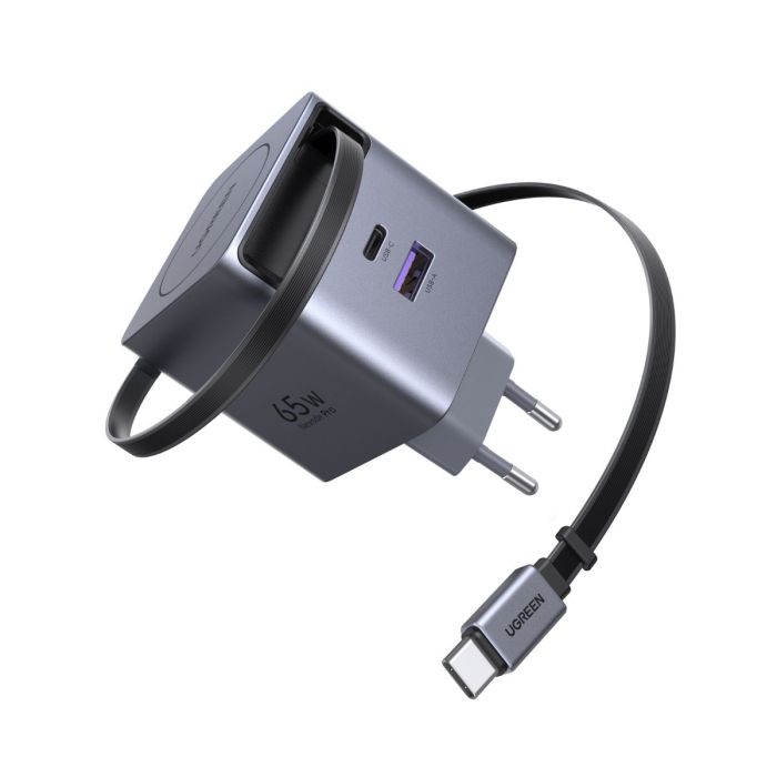 Ugreen Retractable 65W GaN USB-C polnilec UGREEN Ugreen Retractable 65W GaN USB-C polnilec