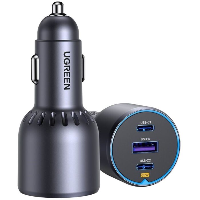Ugreen 75W 3-portni avtomobilski polnilec UGREEN Ugreen 75W 3-portni avtomobilski polnilec