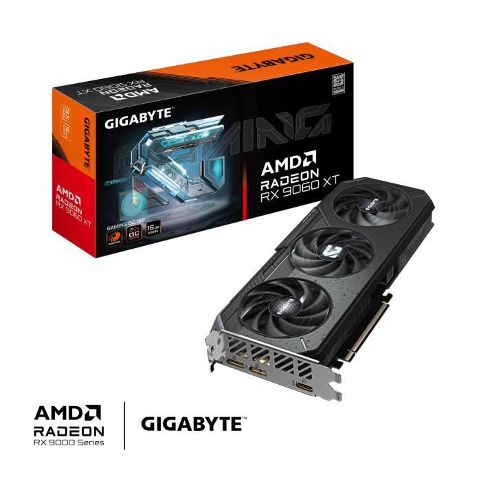Grafična kartica GIGABYTE Radeon RX 9060 XT GAMING OC 16G, 16GB GDDR6, PCI-E 5.0 GIGABYTE Grafična kartica GIGABYTE Radeon RX 9060 XT GAMING OC 16G, 16GB GDDR6, PCI-E 5.0